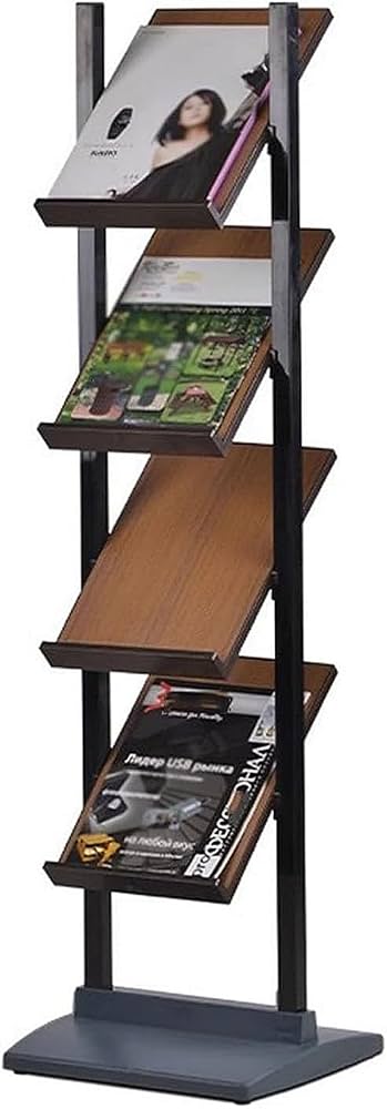 マガジンスタンド ラック 4段 カタログラック パンフレットラック 事務用品 楽天市場】【本屋さんの】マガジンラック縦置き【4段：ワイド
